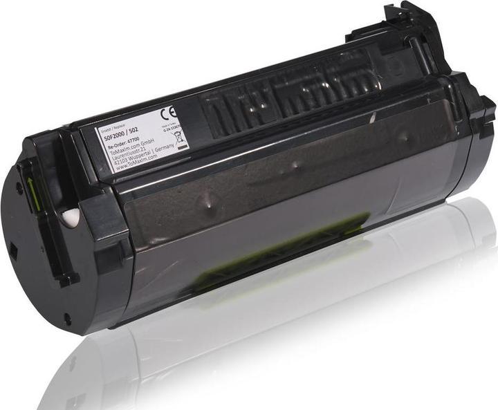 Actual product image Inkadoo Toner compatible with Lexmark 50F2000 / 502 toner, black Black (FC)