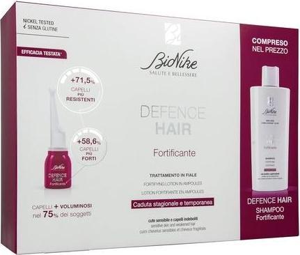 Actual product image BioNike Defence Hair Fortifying Treatment + Fortifying Shampoo (Liquid shampoo)