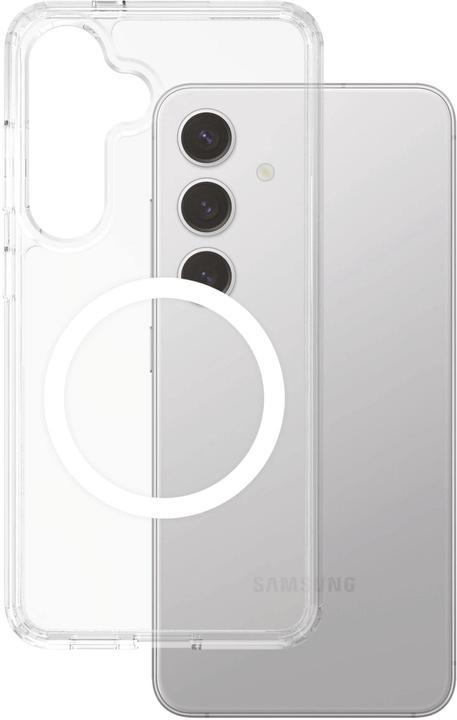 Produktbild PanzerGlass CARE by ® Flagship Case Transparent Urban Combat m. Weiss Qi Compatible Samsung Galaxy S (Samsung Galaxy S25)