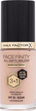 Actual product image Max Factor Facefinity All Day Flawless 3 In 1 Foundation C30-Porcelain 30ml (C30 Porcelain)