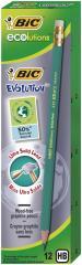 Actual product image Bic Ecolutions 650/655 pencil with eraser (2 mm, HB, 12 x)
