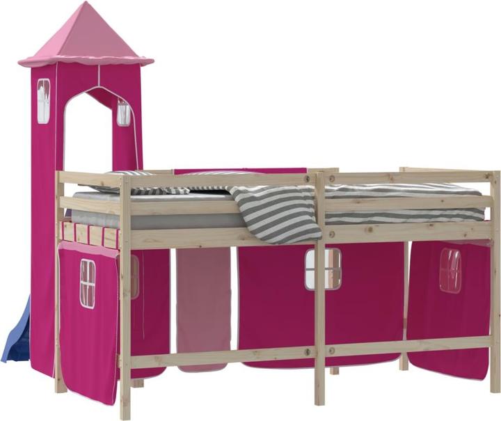 Immagine prodotto VidaXL Tende per letto a soppalco con torre Poliestere blu, colore
