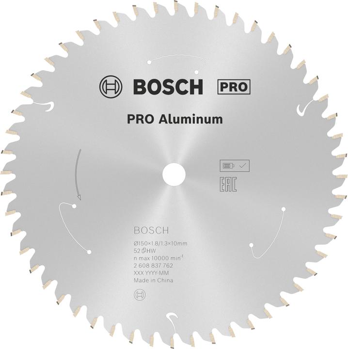 Produktbild Bosch Professional Zubehör PRO Aluminium cordless Kreissägeblatt, 150 x 1,8 x 10 mm