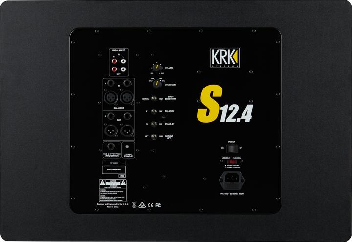Image du produit KRK S12.4 (Subwoofer actif, 1 pièce)