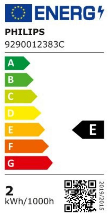 Energy Label Philips Lamp (E14, 2 W, 250 lm, 1 x, E)