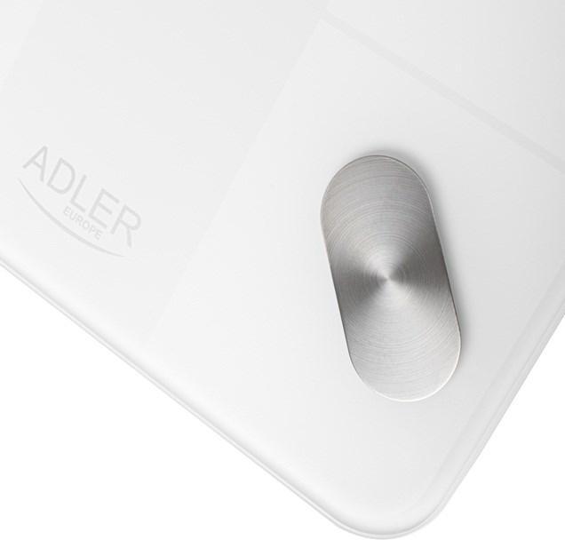 Immagine prodotto Adler Bilancia pesapersone intelligente | AD 8186w | Peso massimo (capacità) 180 kg | Precisione 100 g | (180 kg)