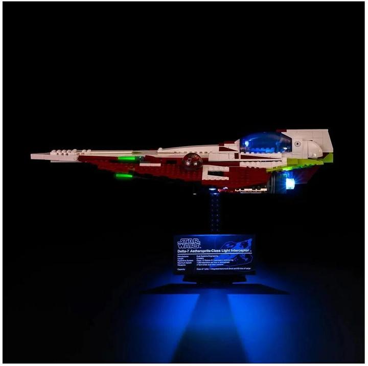 Produktbild Light my bricks LED Licht Set für LEGO® 10215 Star Wars - Obi-Wan Kenobis Jedi Starfighter