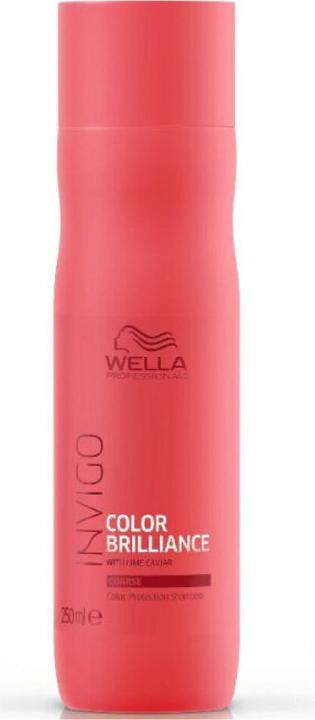 Actual product image Wella INVIGO Color Brilliance Color Protection Shampoo Coarse (250 ml, Liquid shampoo)