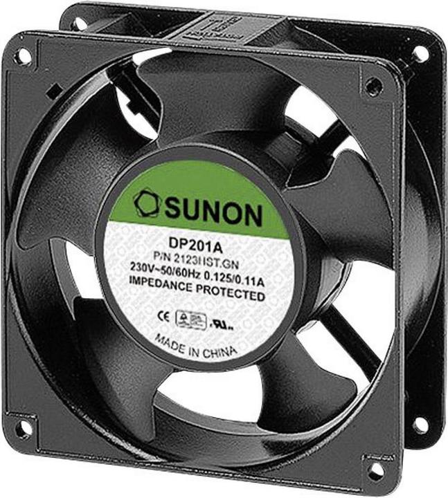 Sunon DP201A2123HST.GN Ventilateur axial 230 V/AC 177 m³/h (L x l x H) 120 x 120 x 38 (120 mm, 1 x)