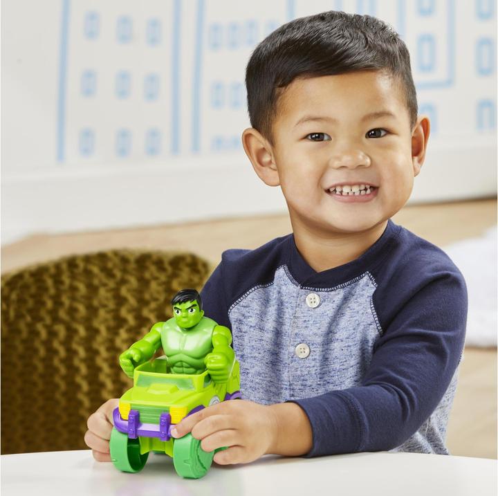 Produktbild Hasbro Hulk Action-Figur und Schmetter-Truck-Fahrzeug