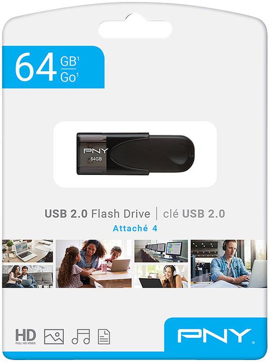 Actual product image PNY Attaché 4 (64 GB, USB-A)