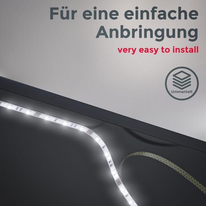 Image du produit B.K.Licht Bande LED RVB, 3m, 90xLED RVB/0,11W (Intérieur)
