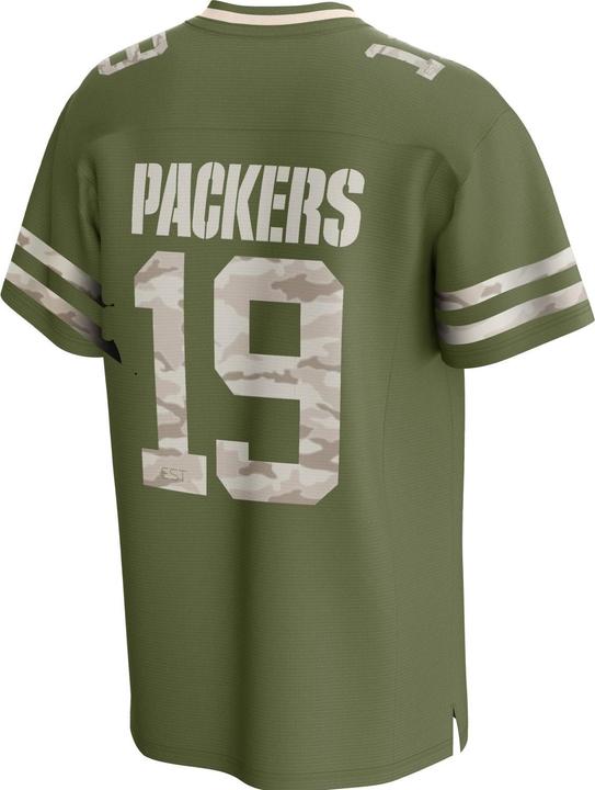 Actual product image Fanatics Green Bay Packers NFL Supporters Jersey oliv camo - M (M)