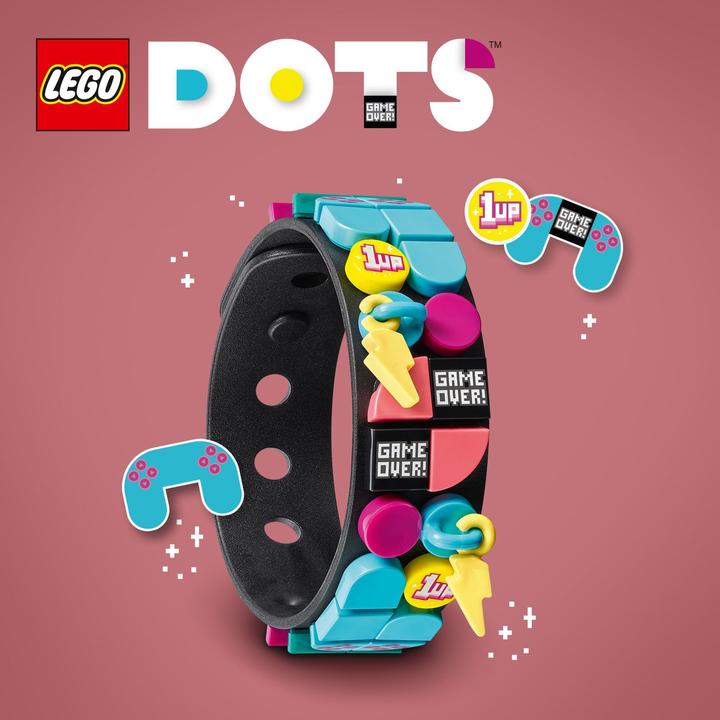 Actual product image LEGO Gaming bracelet with pendants (41943, LEGO Dots)