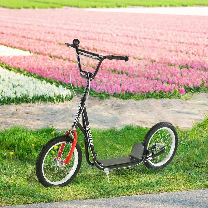 Actual product image Homcom Children's scooter with handbrake