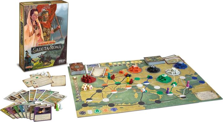 Actual product image Asmodée Pandemic - La Caduta di Roma (Italian)