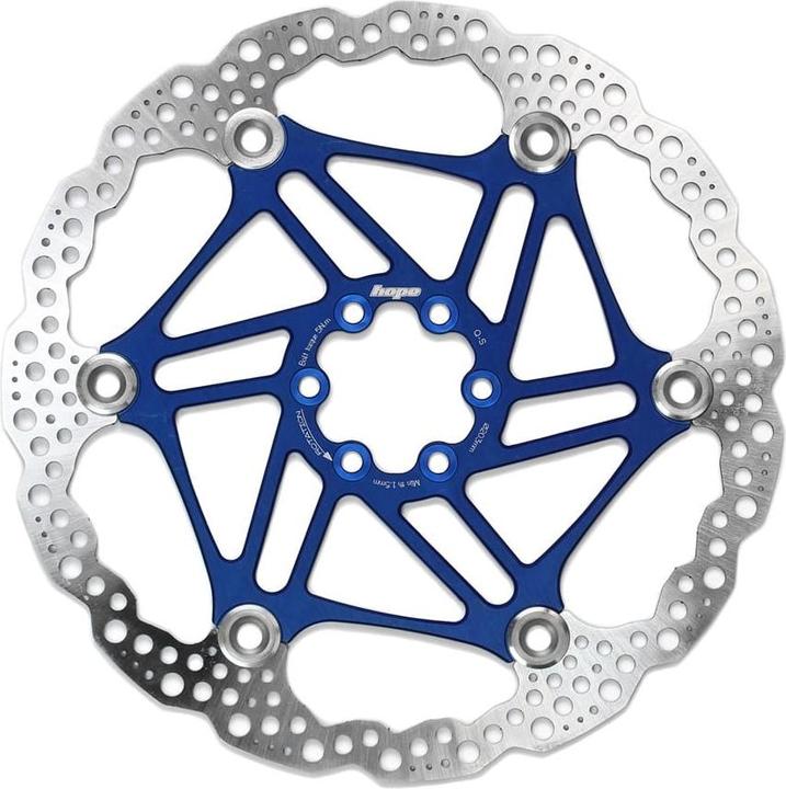 Produktbild Hope Floating Disc Bremsscheibe - blau (203 mm)
