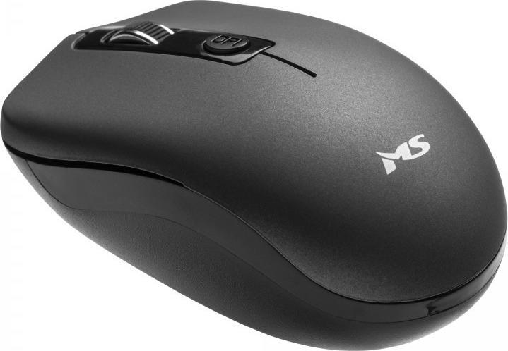 Image du produit MS Industrial Souris sans fil silent click Focus M310 RF 1600 DPI 4P batterie noire (Sans fil)