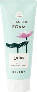 Actual product image Orjena Smile Day Lotus Cleansing Foam - Deep Cleansing and Perfect Cleansing (Foam, 180 ml)