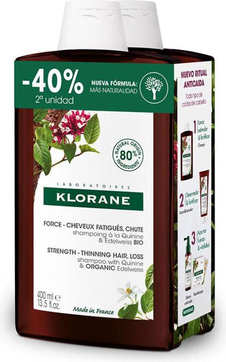 Actual product image Klorane Stärkendes Shampoo (800 ml, Liquid shampoo)