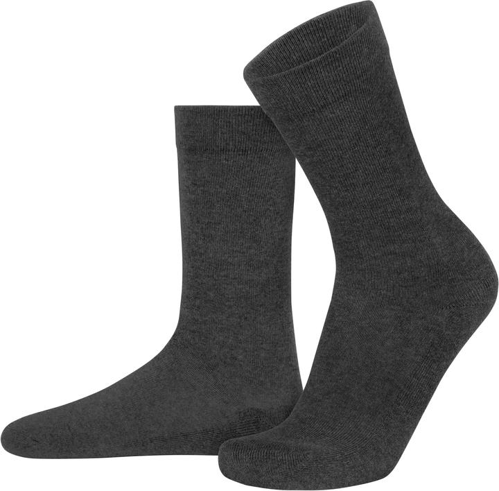 Actual product image Normani 6 pairs of health socks with comfort cuff and towelling sole - 9191 (pack of 6, 39 - 42)