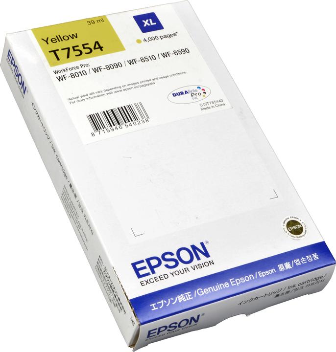 Actual product image Epson T7554 (Y)