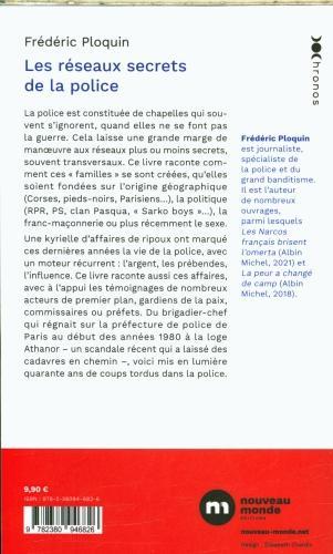 Produktbild Les réseaux secrets de la police : loges, influence & corruption (Französisch, Ploquin Frédéric, 2025)