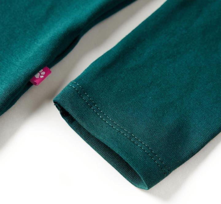 Immagine prodotto VidaXL Camicia da bambino a maniche lunghe verde scuro 92,Materiale: 95 % cotone (92)