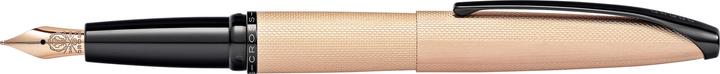 Produktbild Cross Füllfederhalter ATX Rose Gold mit gefrästem Diamantmuster, F-Feder (Rose Gold mit gefrästem Diamantmuster, 1 x)