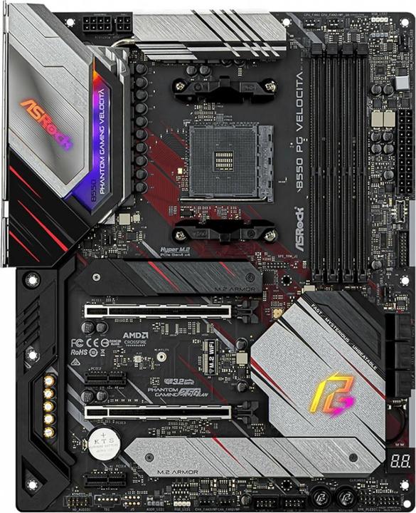 Image du produit AsRock B550 PG Velocita (AM4, AMD B550, ATX)