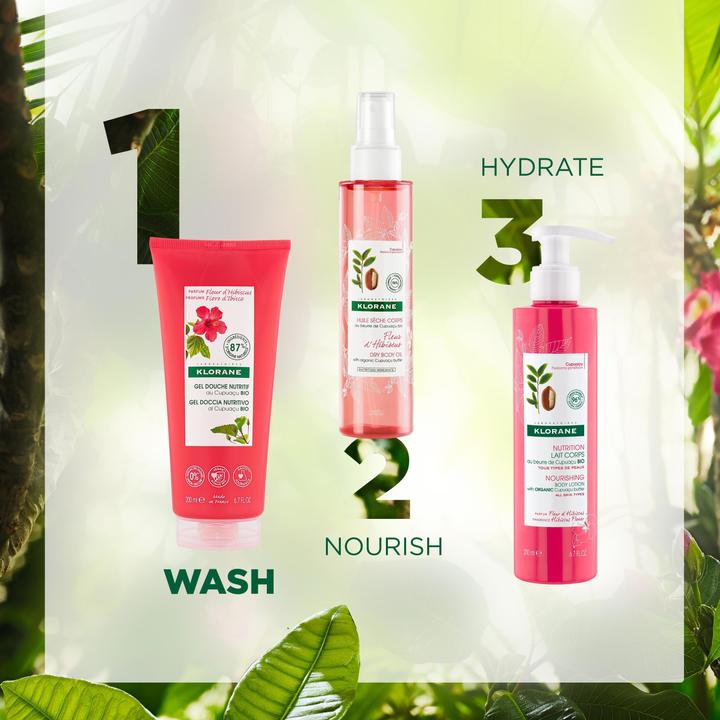 Actual product image Klorane Shower gel with hibiscus blossom (200 ml)