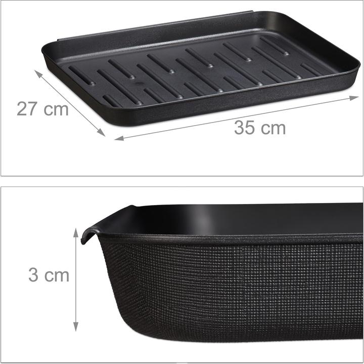Image du produit Relaxdays Bacs (35 x 27 x 3 cm)