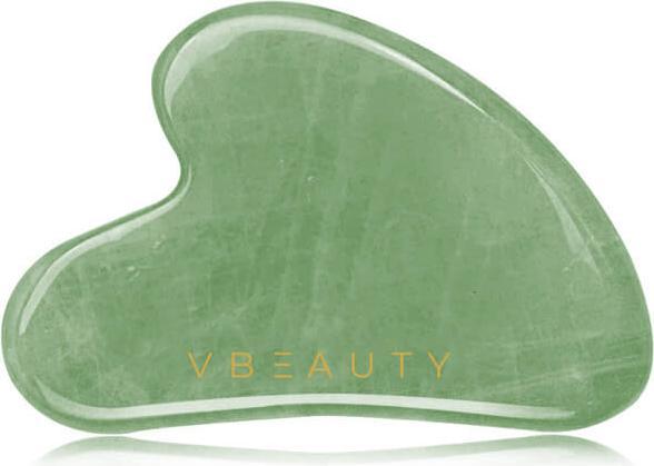 Actual product image VBEAUTY Tools - Gua Sha Rose Quartz with Teeth