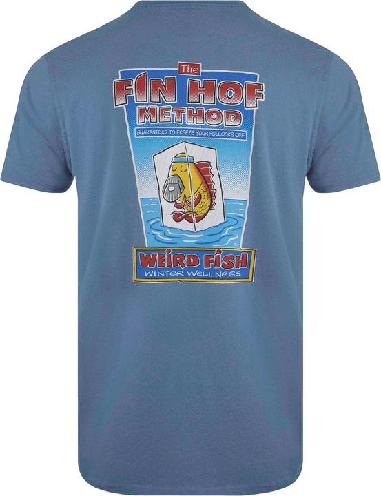 Actual product image Weird Fish Mens Fin Hof Back Print T-Shirt (4XL)
