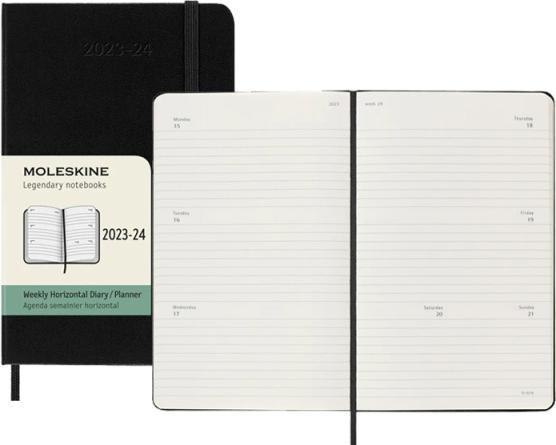 Image du produit Moleskine Agenda hebdomadaire (9 x 14 cm, Anglais)