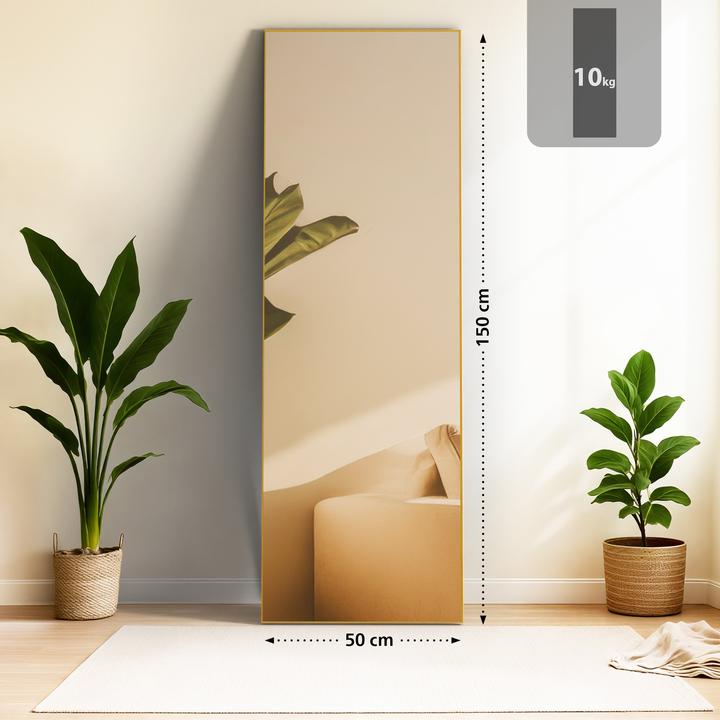 Produktbild CLP Spiegel Benicia Standspiegel und Wandspiegel in einem (150 x 50 cm)