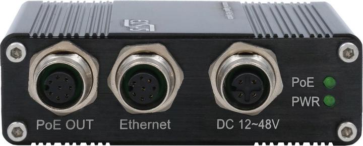 Produktbild Exsys Industrial PoE+ Gigabit Injektor EN50155 (802.3af (PoE), 802.3at (PoE+), 30 W)