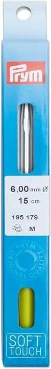 Prym Crochet hook Ø 6 mm, wool, soft grip
