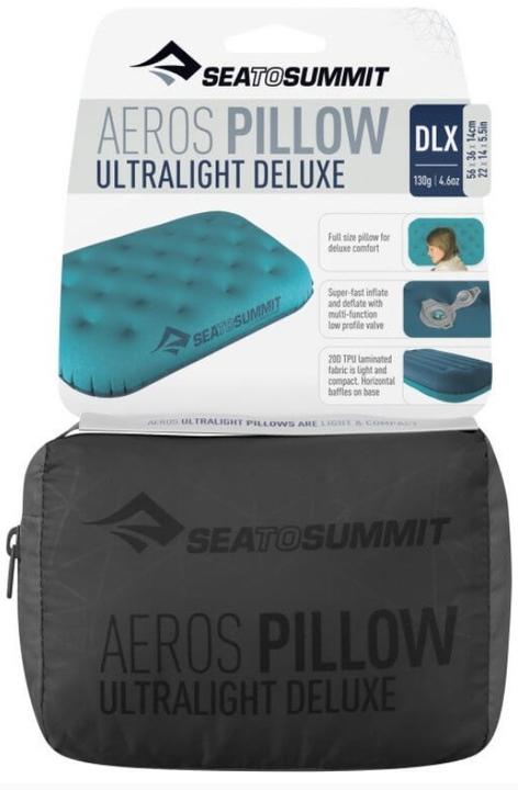 Productafbeelding Sea To Summit Aeros Ultralicht Kussen Deluxe (Reiskussens)