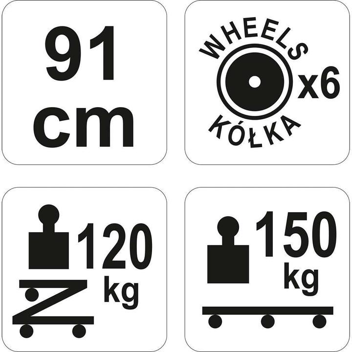 Produktbild Yato 2in1 Profi Werkstattliege