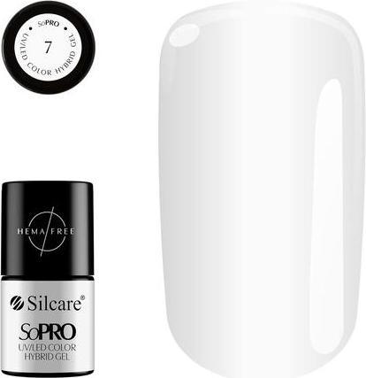 Produktbild Silcare SILCARE SoPro Hybrid Gel lakier hybrydowy 007 7g (Off White, Gel-Effekt Nagellack)