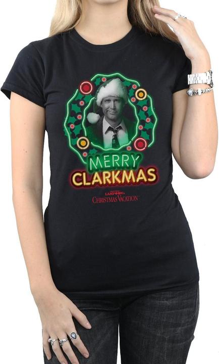 Produktbild National Lampoon´s Vacation Graustufen Clarkmas TShirt aus Baumwolle (M)