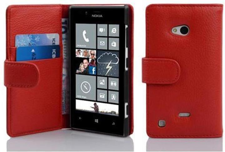 Produktbild Cadorabo Book mit Struktur Cover (Nokia Lumia 720)
