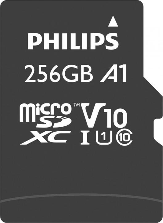 Productafbeelding Philips MicroSDXC-kaart 256GB Klasse 10 UHS-I U1 incl. adapter (256 GB, microSDXC, U1, UHS-I)