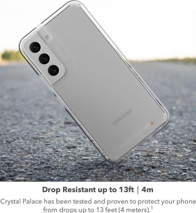 Produktbild gear4 Back Cover D3O Crystal Palace Galaxy S22+ Clear (Samsung Galaxy S22+)