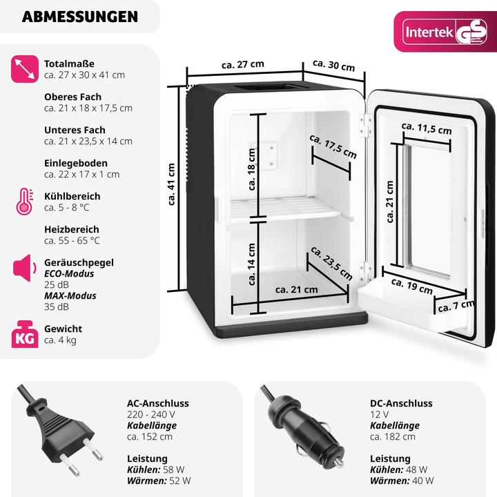 Immagine prodotto tectake Mini frigo portatile (14 l)
