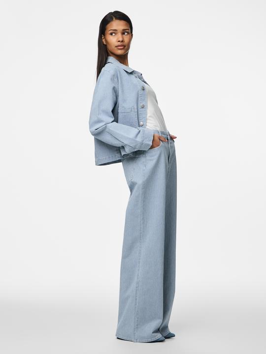 Actual product image Pieces PCBILLO MW GESTREIFTE Wide Fit Jeans (L)