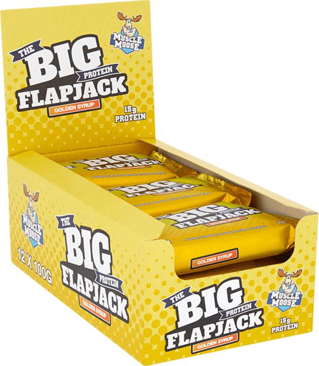 Actual product image Muscle Moose Big Protein Flapjack (Golden Syrup, 1 pcs., 1493 g)