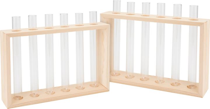 VBS Vases Test tube holder "Cube", 2 pieces