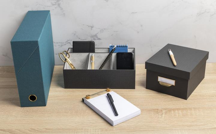 Image du produit Exacompta Organiseur de bureau 4 compartiments OfficeByMe - Noir